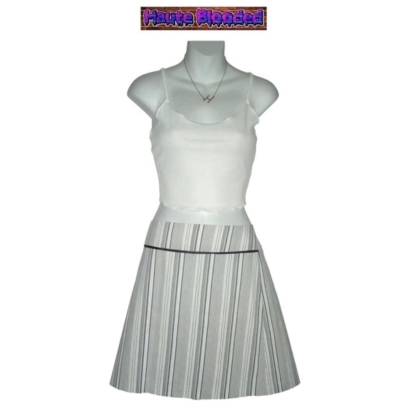 y2k Speechless Suit Striped Clueless Style Academia Office Work Blazer Skirt 13 - Picture 11 of 14